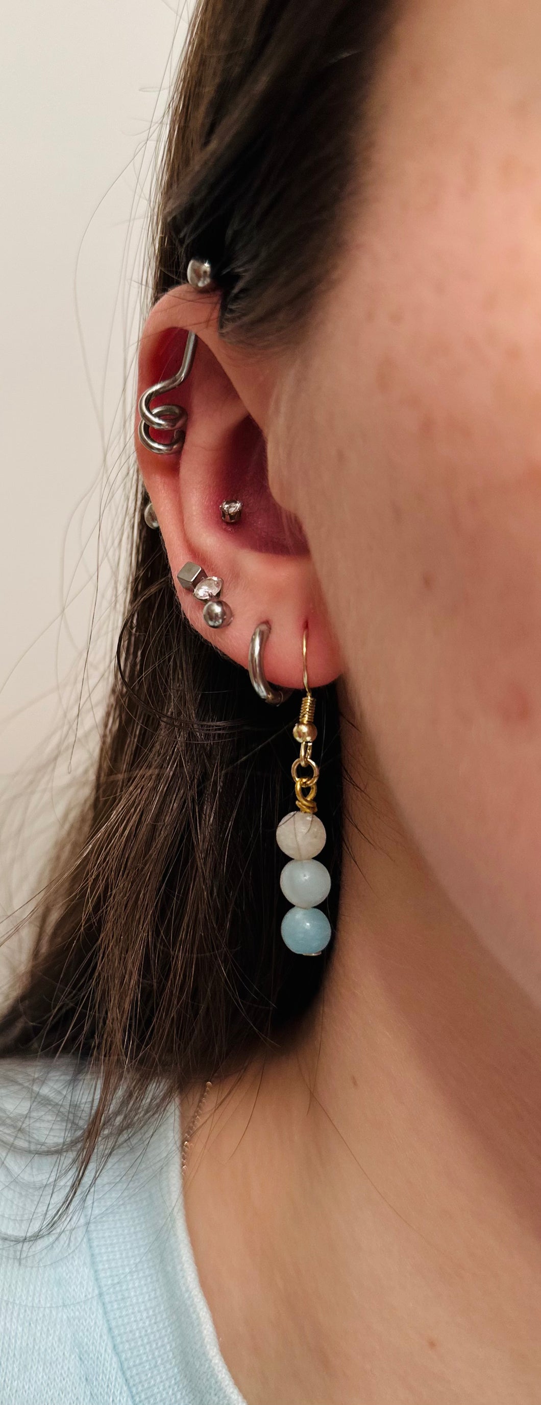 Blue Stone Earrings